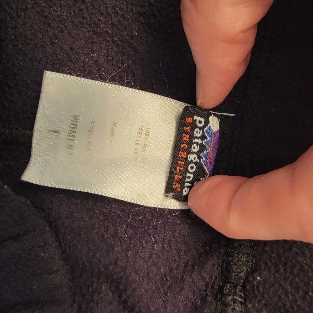 Patagonia HIgh Rise Fleece Wide Leg Pants Size L - Picture 5 of 7